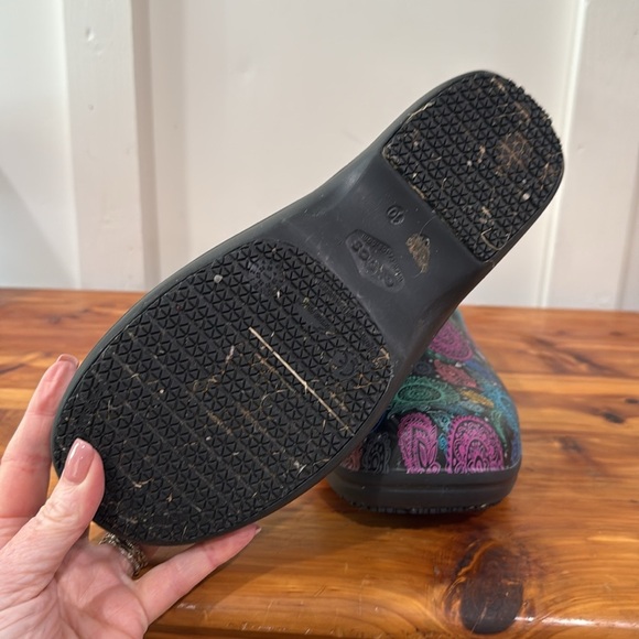 CROCS Neria Pro II Graphic Print Slip-On Work Nurse Clog - Picture 5 of 7